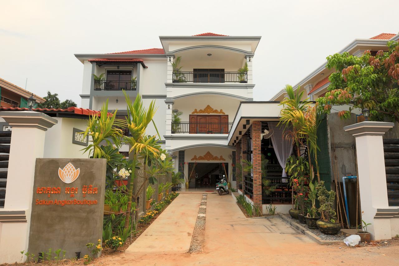 Отель Sakun Angkor Boutique Сиемрип Экстерьер фото